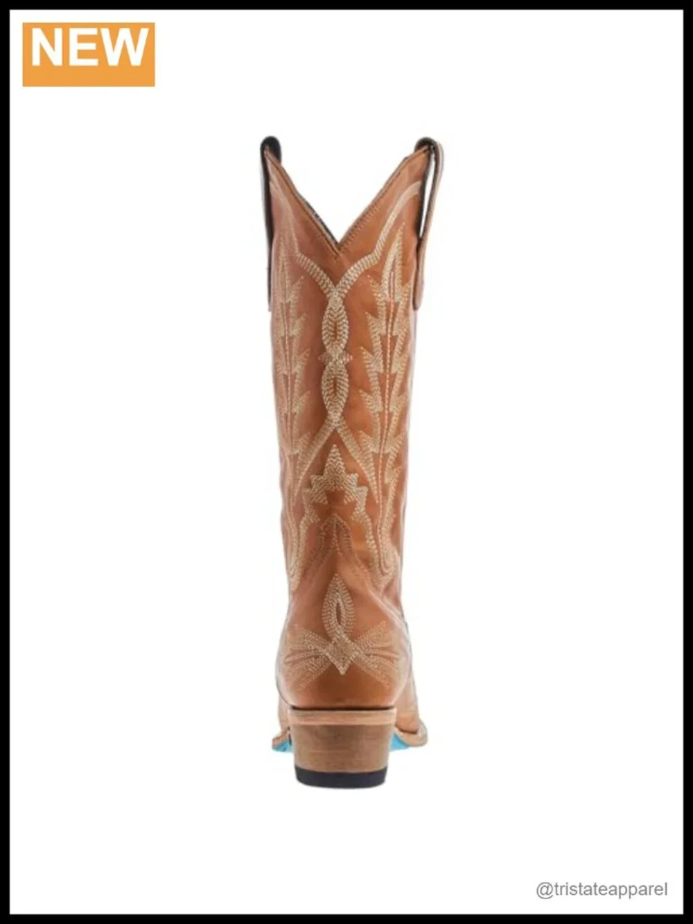 Lane Womens Lexington Embroidered Snip Toe Casual Boots Mid Calf Low Heel 1-2